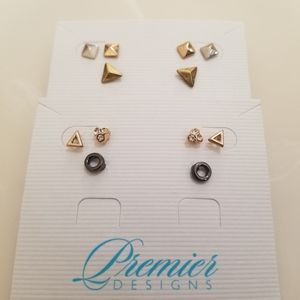 Set of 6 pairs Fashion Earrings- Premier Designs